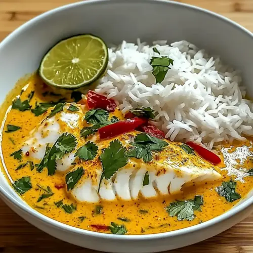 Delicious Coconut Lime Fish Curry