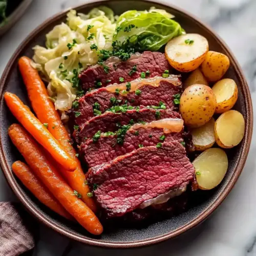 Homemade Corned Beef and Cabbage