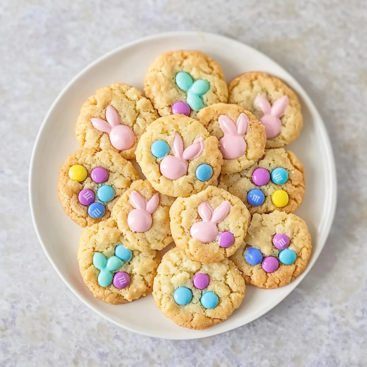 M&M Bunny Cookies