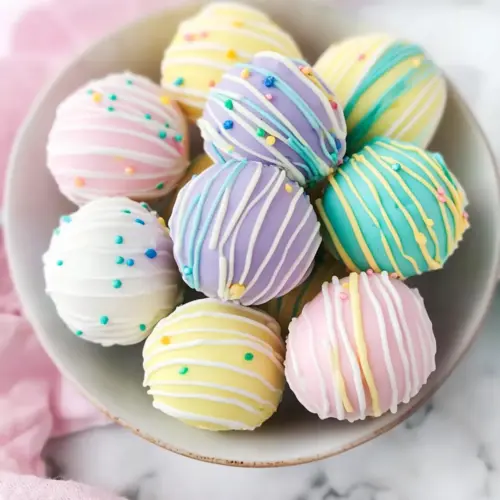 Easter Egg Oreo Cookie Balls
