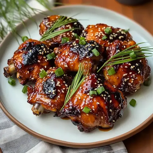 Crispy Japanese BBQ Chicken Thighs